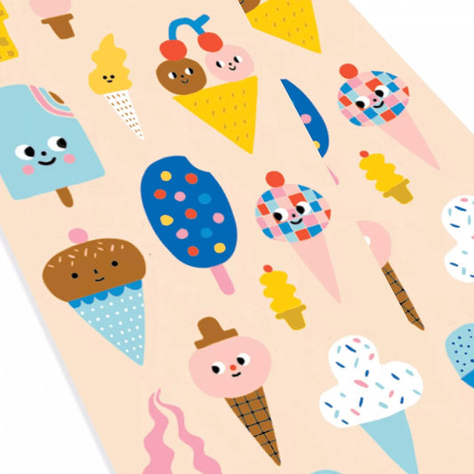 Sticker-Set, Eiscreme