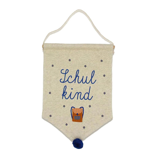 ''Schulkind'' Wall Flag, Rainbow