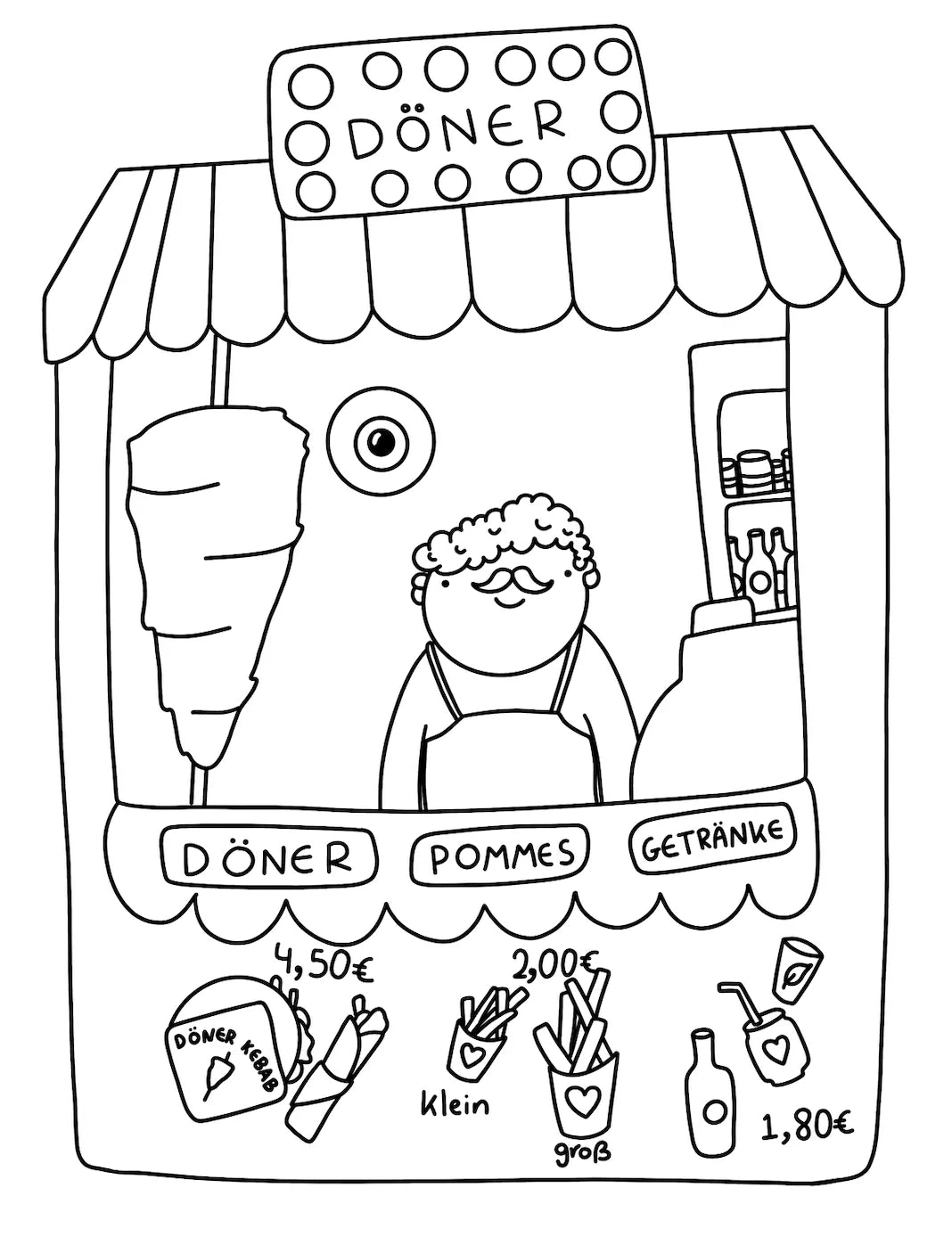 Berlin Colouring Book, German Language