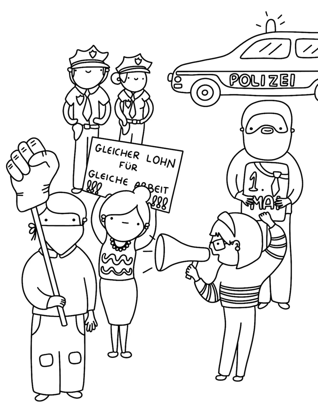 Berlin Colouring Book, German Language