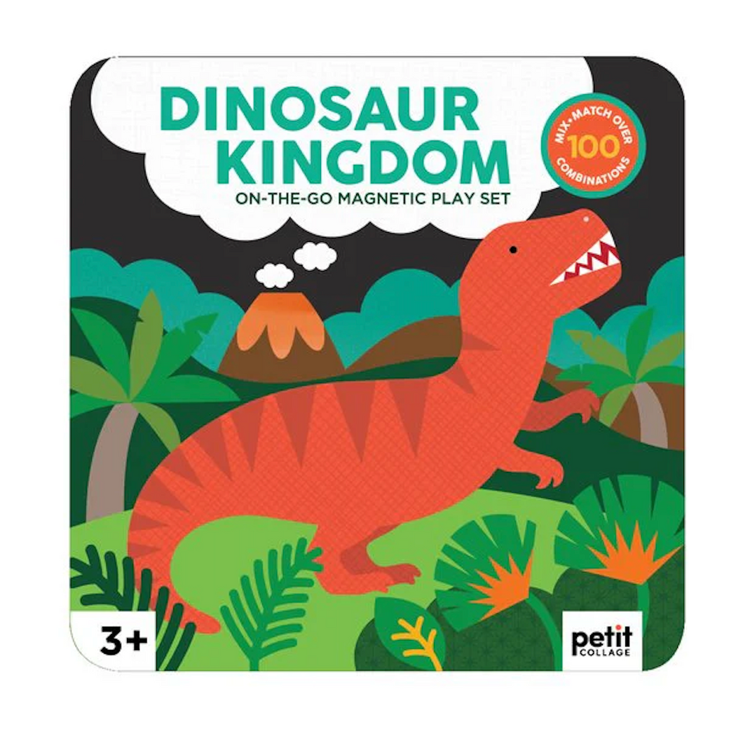 Magnetic Set On-The-Go Game, Dinosaur Kingdom