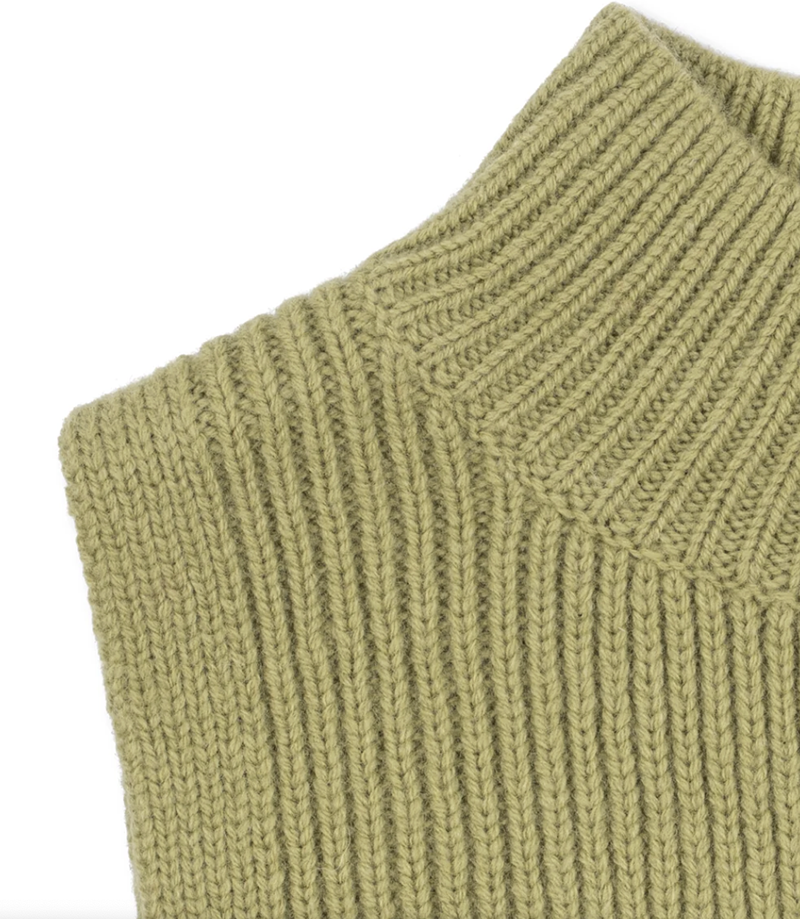 Wool Neckwarmer, Basil