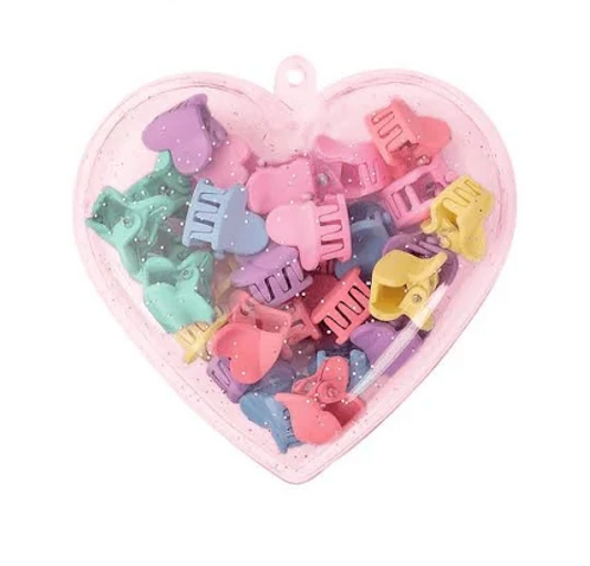 Hair Accessories Set, Heart Clips