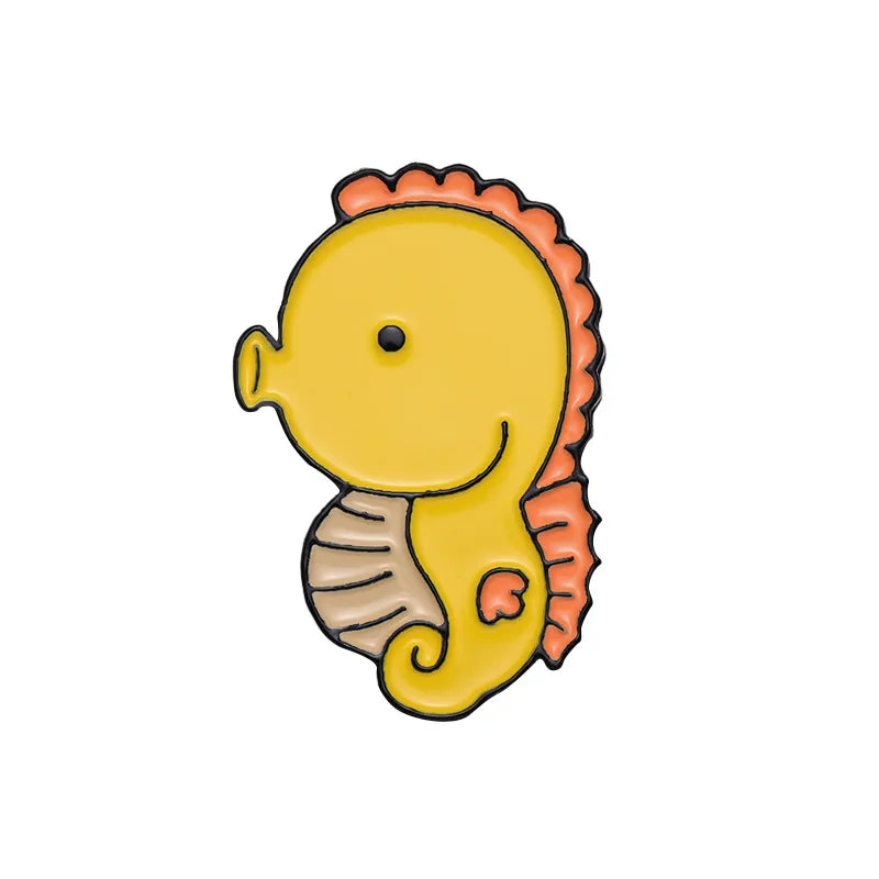 Pin Badge, Sea Creatures