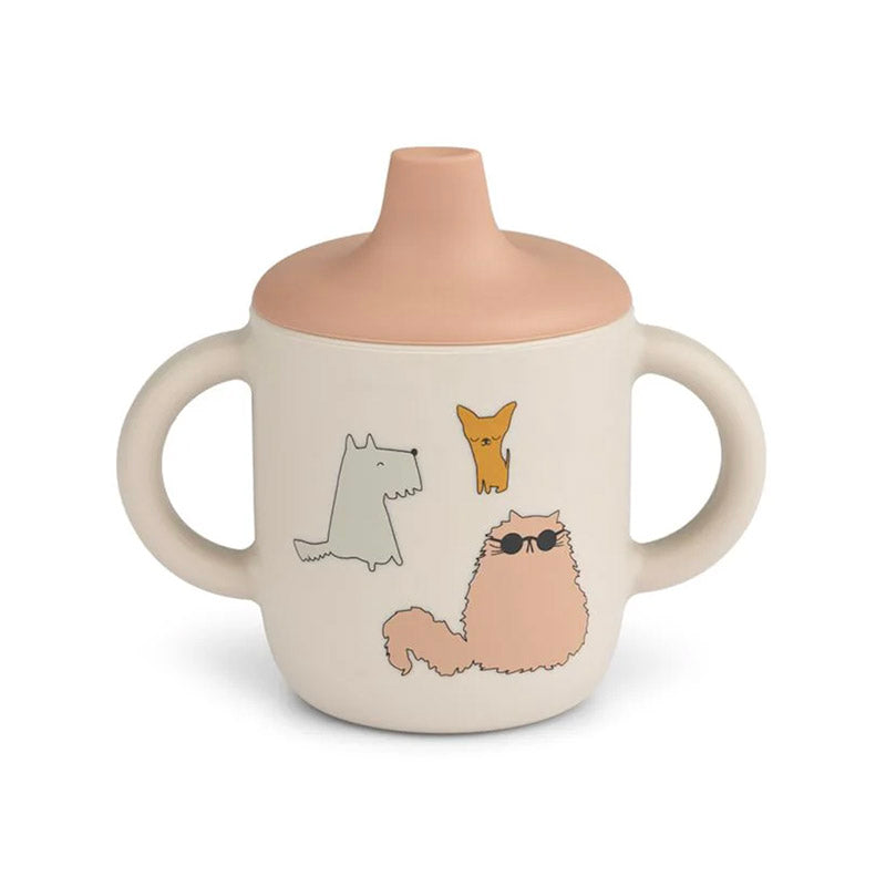 Liewood Neil Sippy Cup ''Cats and Dogs''