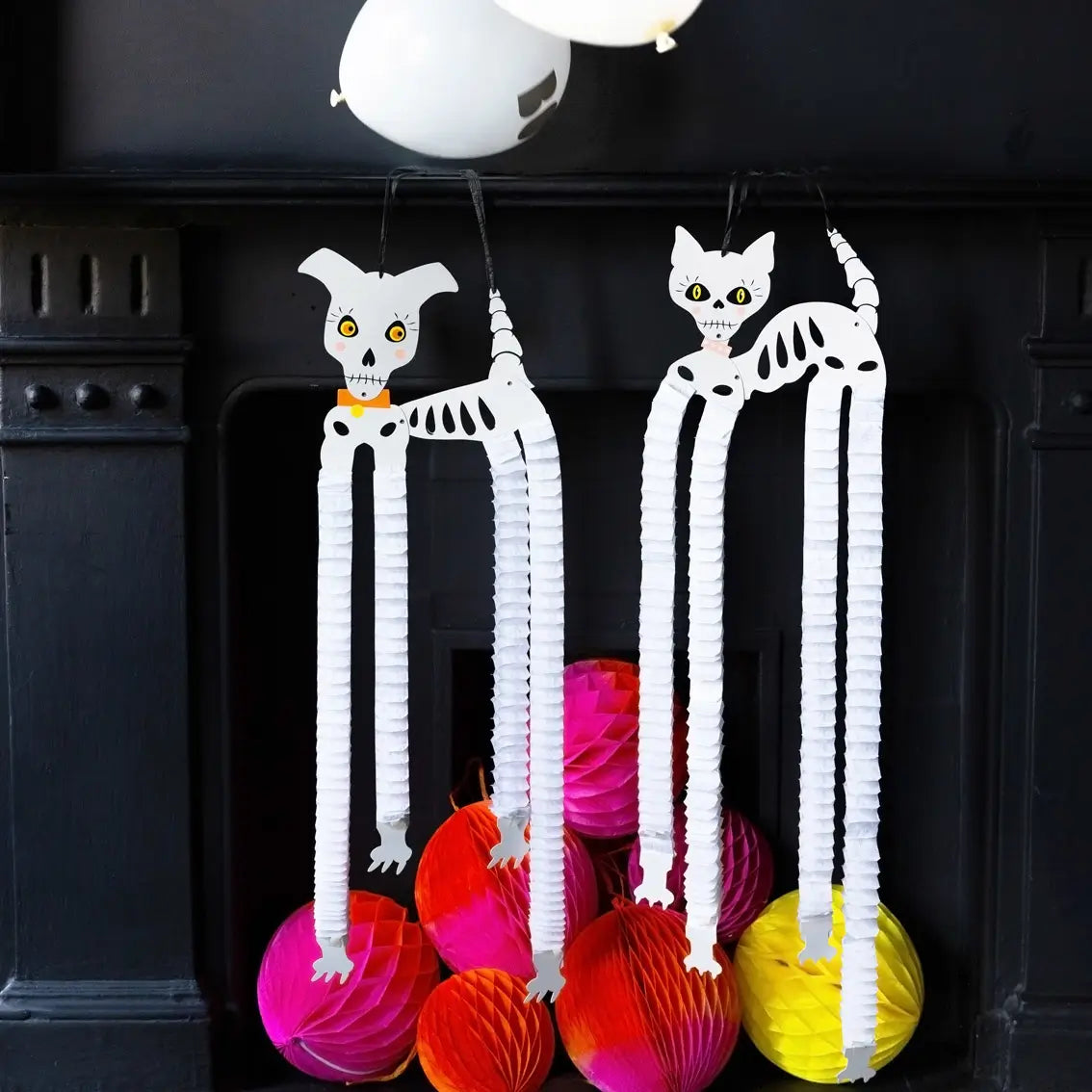 Halloween-Dekorationen „Skeletttiere“