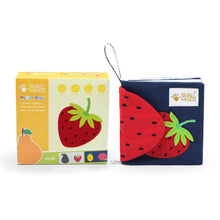 Load image into Gallery viewer, Small Hands Fabric Baby Book, Fruit
