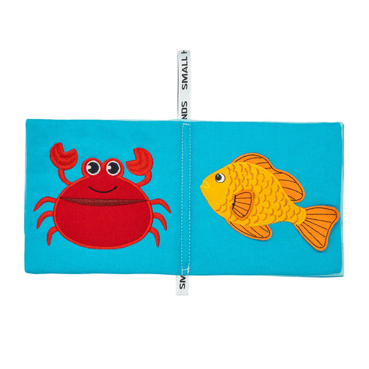 Small Hands Fabric Baby Book, Sea Creatures