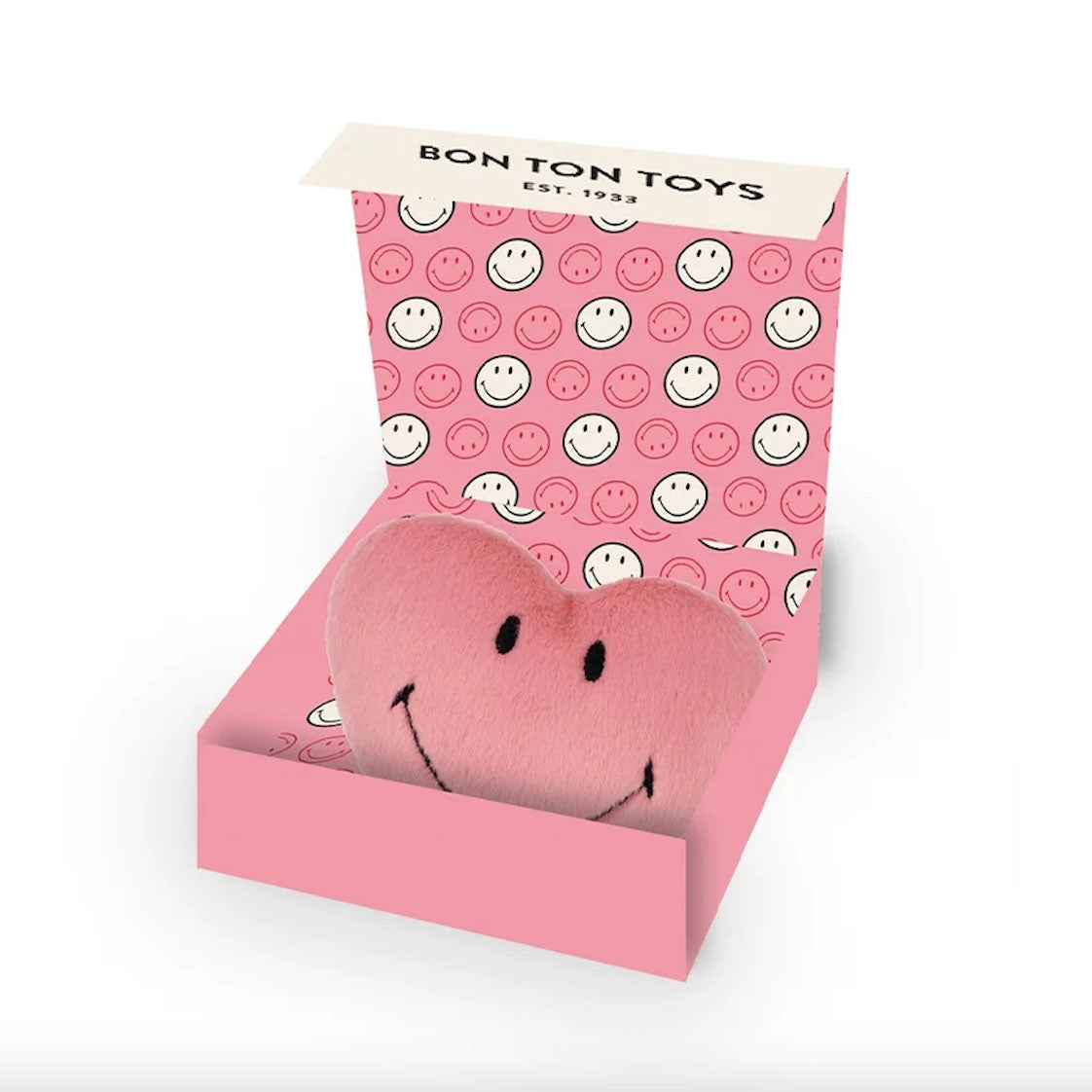 Smiley Fuzzy Heart in Gift Box