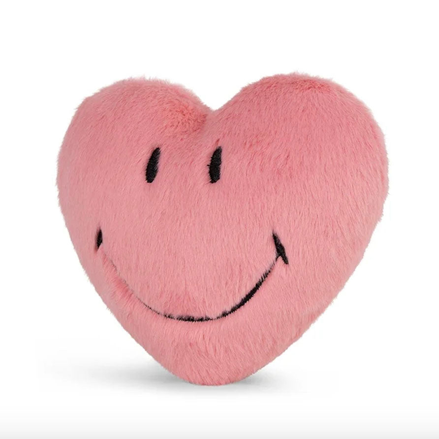 Smiley Fuzzy Heart in Gift Box