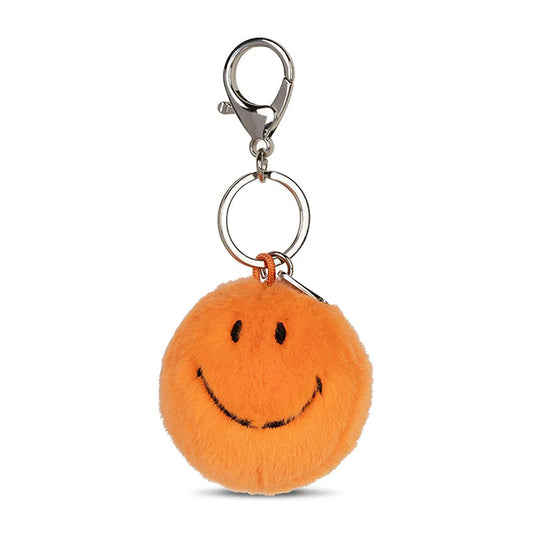 Smiley ECO Fuzzy Schlüsselanhänger, Orange