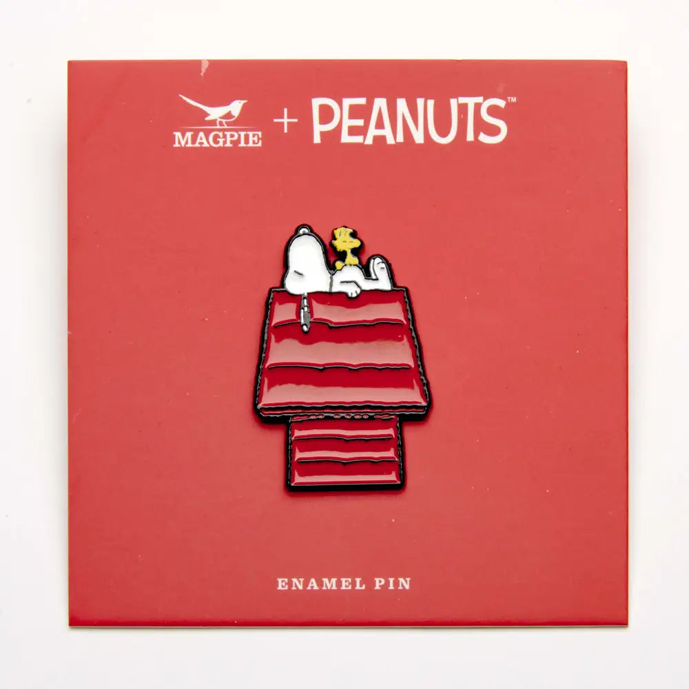 Snoopy Enamel Pin, Doghouse