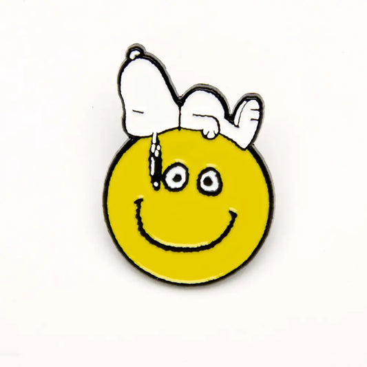Snoopy Emaille-Anstecker, Schöner Tag
