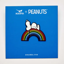 Lade das Bild in den Galerie-Viewer, Snoopy Enamel Pin, Rainbow
