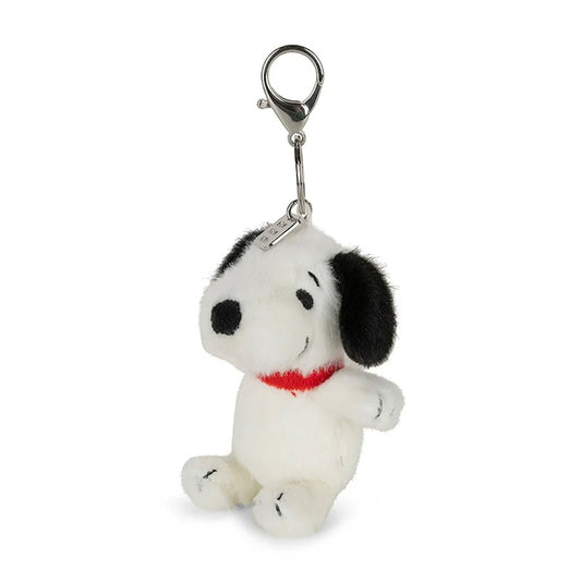 Keychain, Lucky Snoopy Fuzzy Cream