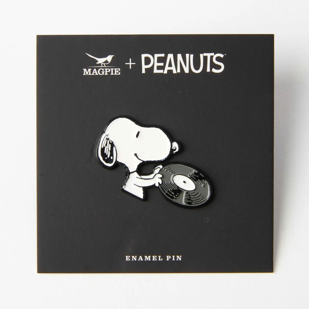 Snoopy Enamel Pin, Record