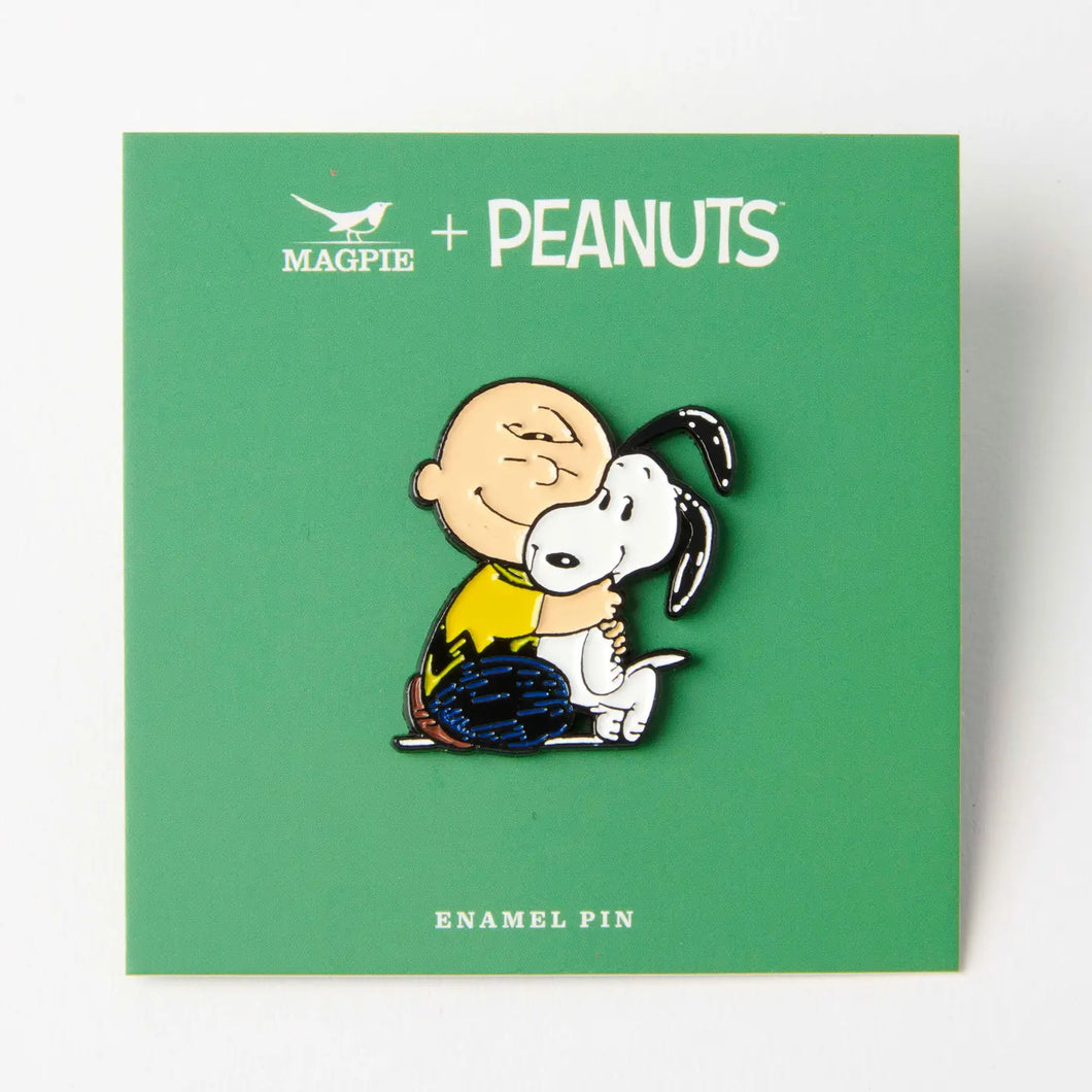 Snoopy Enamel Pin, Warm Puppy
