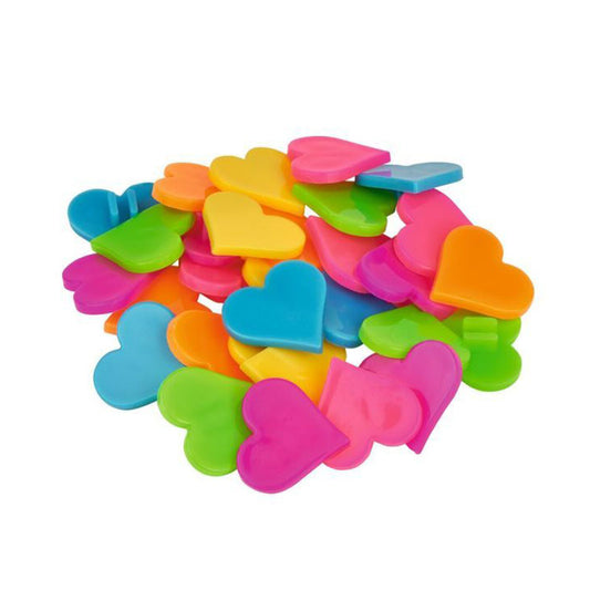 Speichenclips „Herzen“ Mehrfarbig