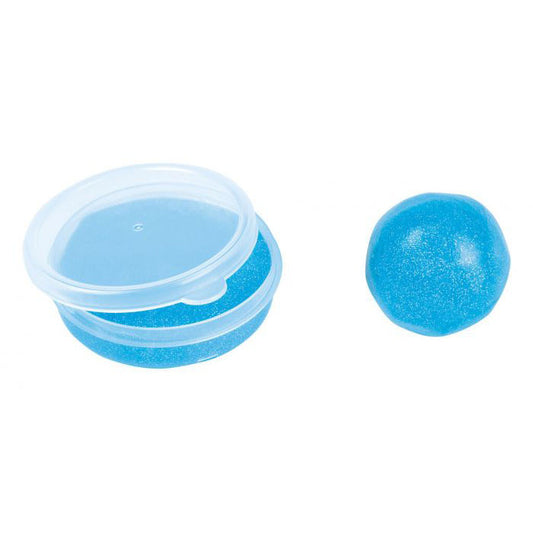 Glittering Bouncy Clay, Blue