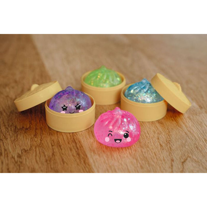 Squishy Sensory Toy, Glitter Dumplings
