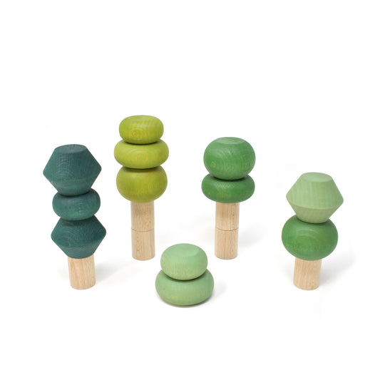Lubulona Wooden Stacking Tree's, Summer