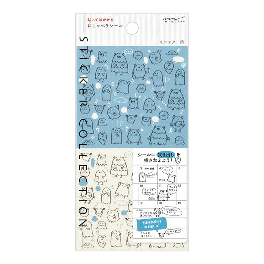 Japanese Stickers, Monsters