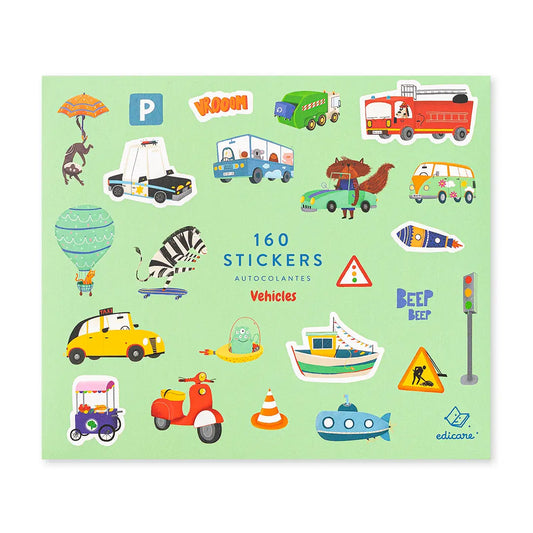 Stickerbuch, Fahrzeuge