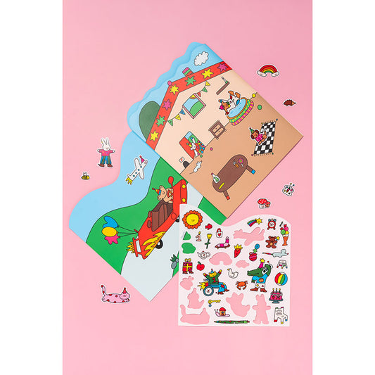 Reusable Sticker Stories, 37 Stickers