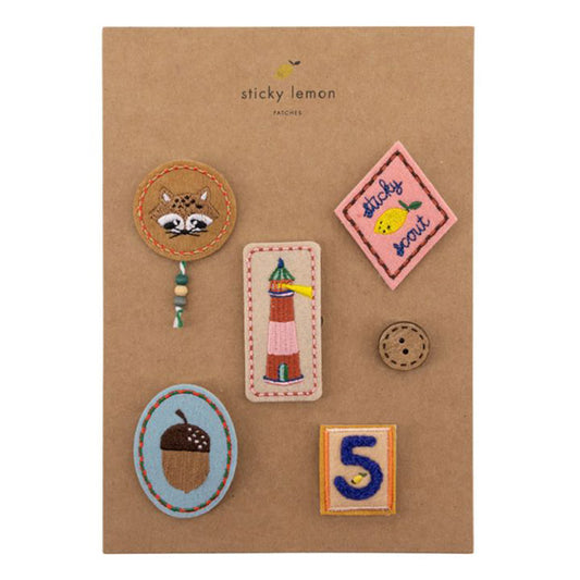 Gesticktes Patch-Pin-Set