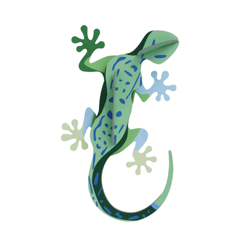 Gecko, Wanddekoration