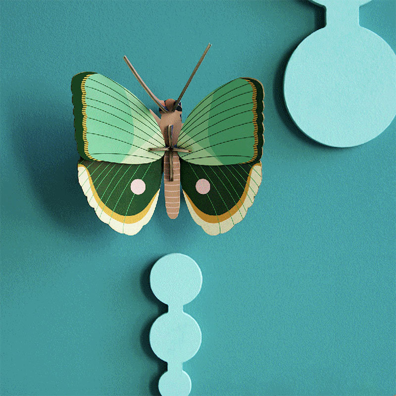 Studio Roof, Fern Striped Butterfly Decoration
