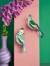 Load image into Gallery viewer, Studio Roof, Garden Bird: Forest Crests, Wall Decoration
