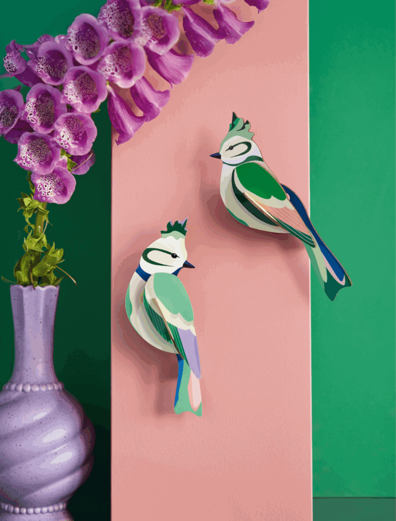 Studio Roof, Garden Bird: Forest Crests, Wall Decoration