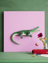 Load image into Gallery viewer, Studio Roof Tall Crocodile, Wall Decoration
