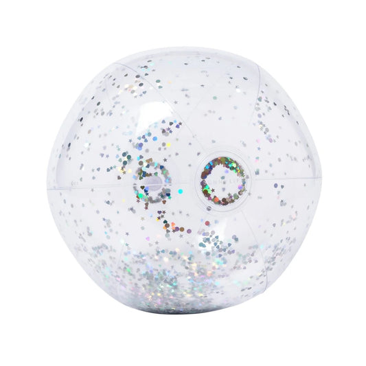 Aufblasbarer Ball, Glitzer