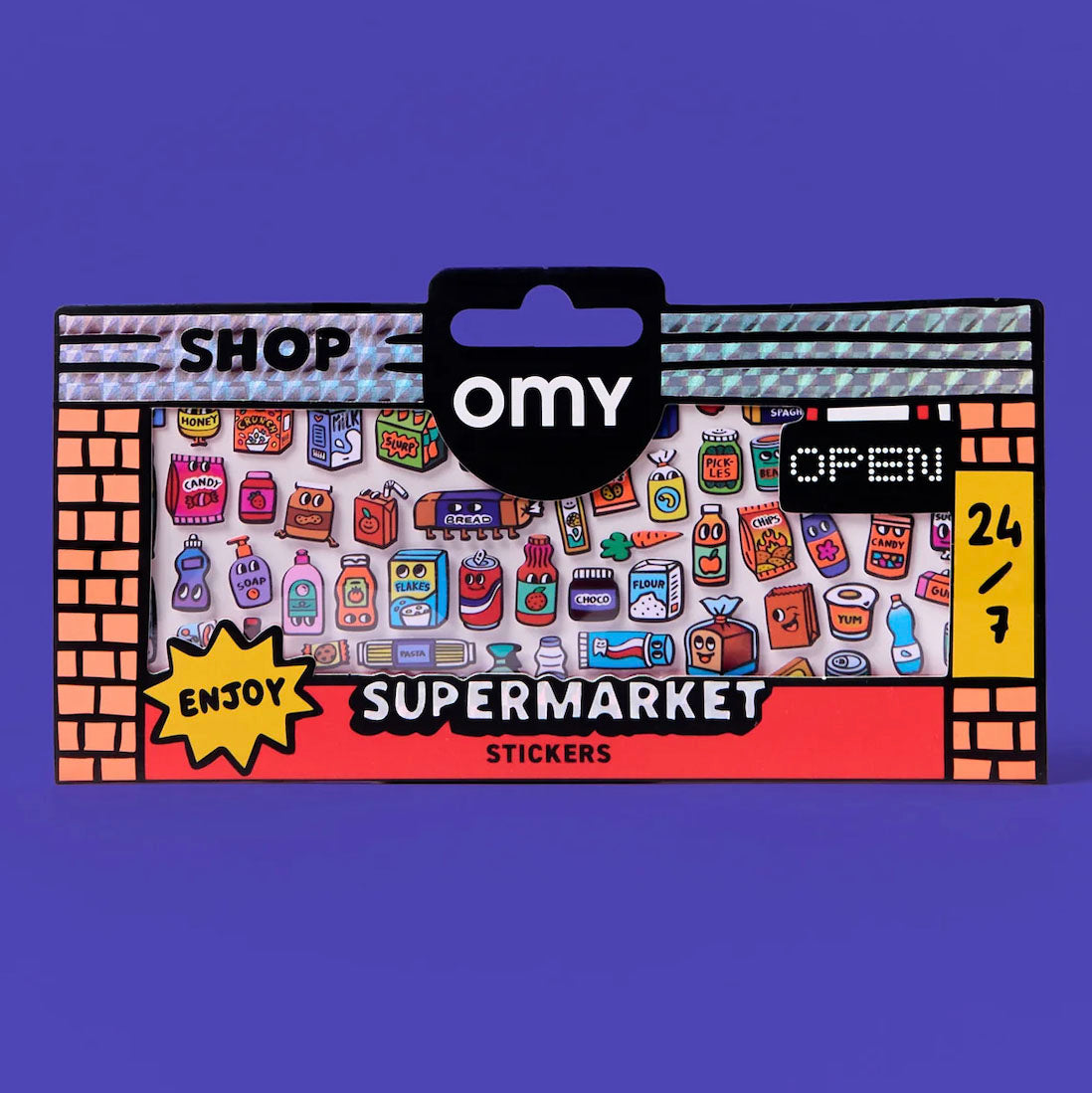 Fabelhaftes Sticker-Set, Supermarkt