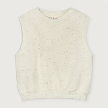 Load image into Gallery viewer, V Neck Cotton Fleece Vest &#39;&#39;Sprinkles&#39;&#39; GOTS
