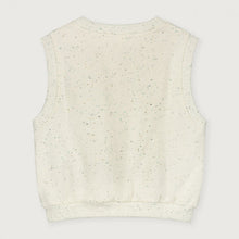 Load image into Gallery viewer, V Neck Cotton Fleece Vest &#39;&#39;Sprinkles&#39;&#39; GOTS
