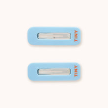 Load image into Gallery viewer, Tiny Hair Clips Set &#39;&#39;Dusty Blue&#39;&#39;
