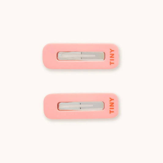 Mini-Haarspangen-Set „Papaya“