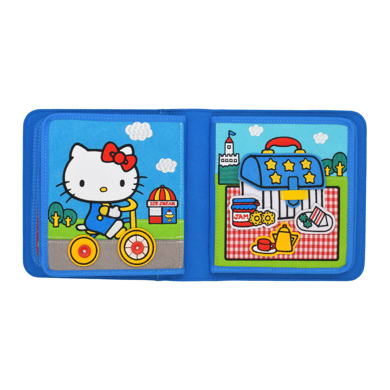 Hello Kitty Montessori Buch- & Rucksack-Set, Blau