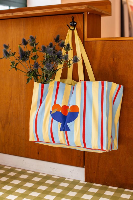 Large Tote Bag ''Fruit Stripe''
