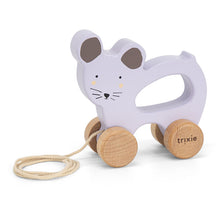 Load image into Gallery viewer, Wooden Pull Along Toy &#39;&#39;Mouse&#39;&#39;
