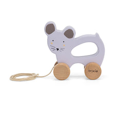 Load image into Gallery viewer, Wooden Pull Along Toy &#39;&#39;Mouse&#39;&#39;
