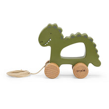 Load image into Gallery viewer, Wooden Pull Along Toy &#39;&#39;Dino&#39;&#39;
