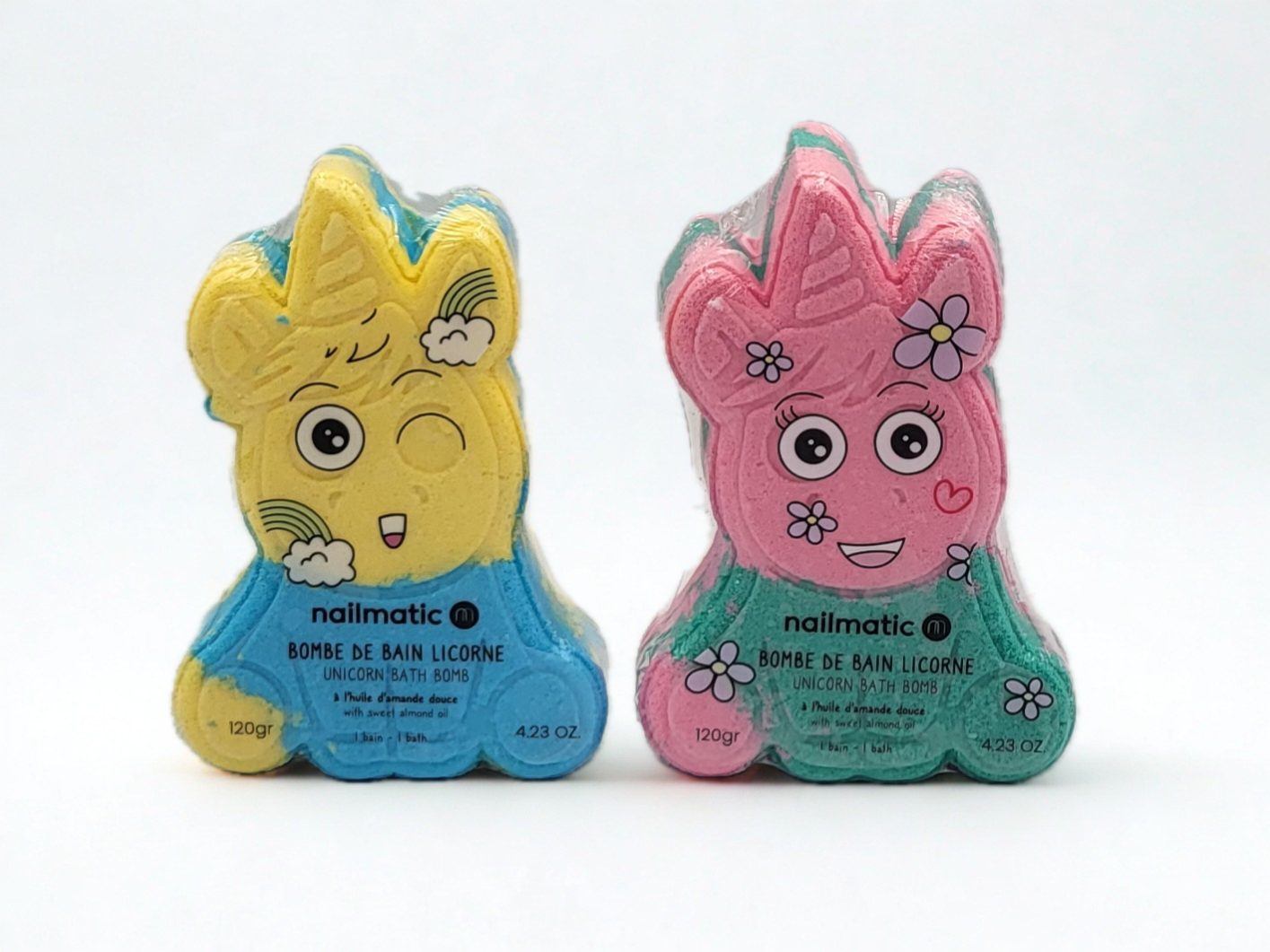 Einhorn Badebombe, Pink