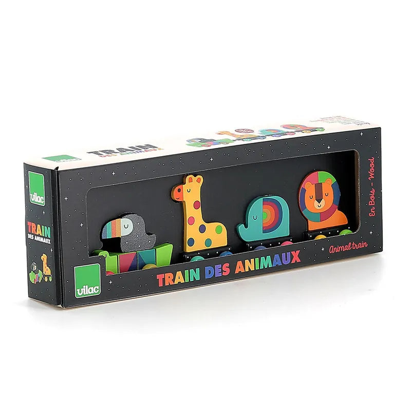 Wooden Animal Train