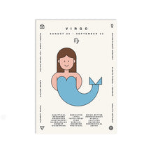 Load image into Gallery viewer, Star Sign Postcard, Various
