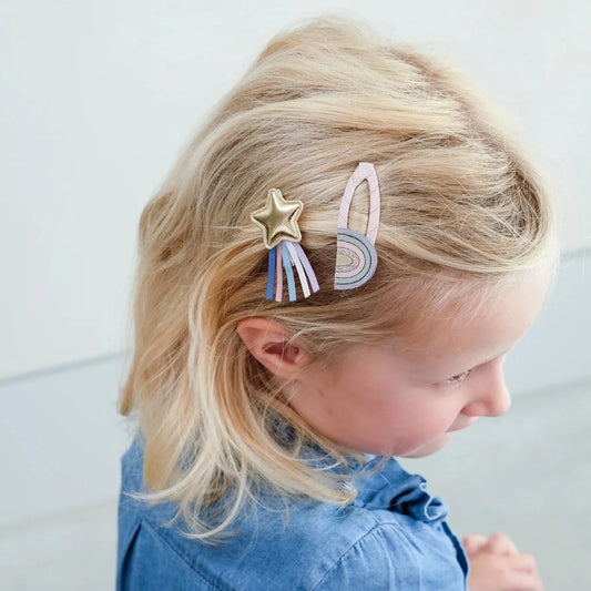 Haarspangen „Dreamer Over the Rainbow Clips“
