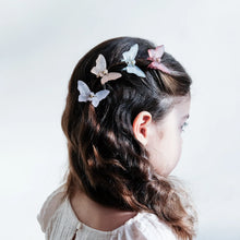 Load image into Gallery viewer, Bulldog Clip &#39;&#39;Frosted Butterflies&#39;&#39;
